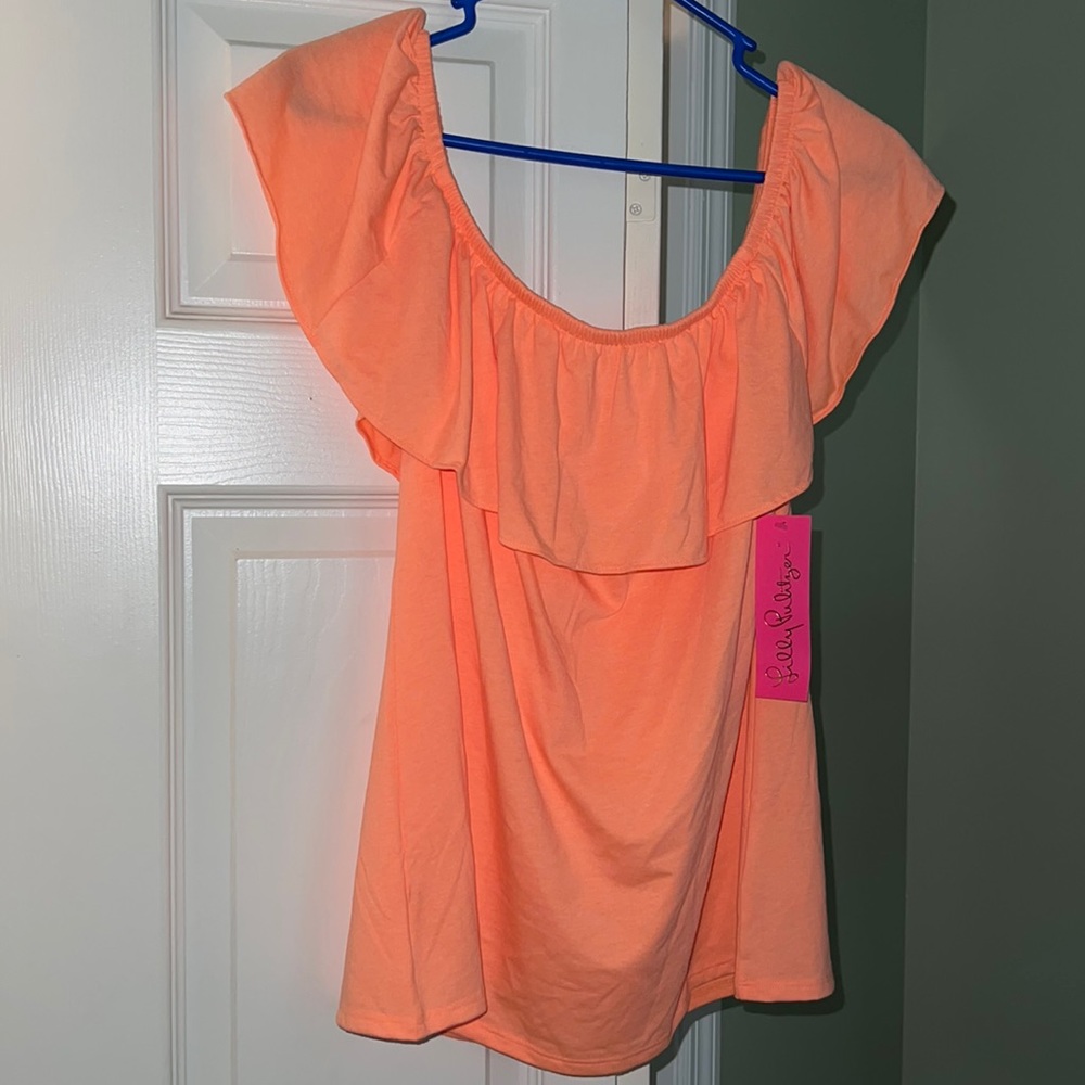 La Fortuna Lilly Pulitzer Ruffle Top